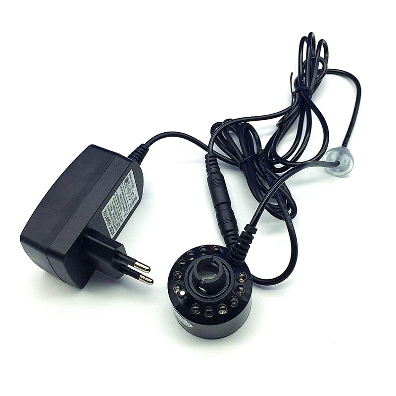 Terrarium Fogger Ultrasonic - AC100-240V 超音波ミストメーカー 12 LED 水槽用アトマイザー 噴水