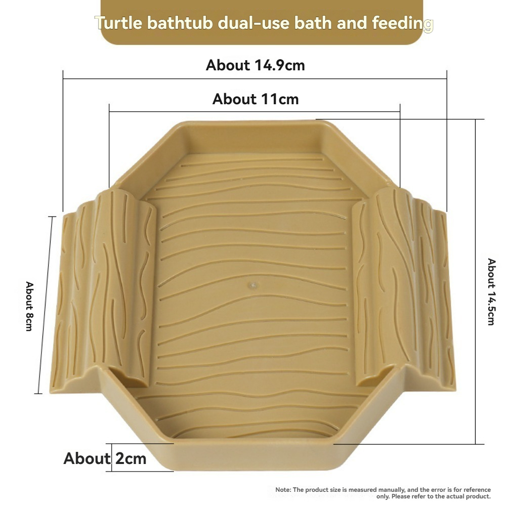 イエローエッジタートルバスベイスン ハーフウォーター 爬虫類 - Water Dish Reptile のレビューと価格