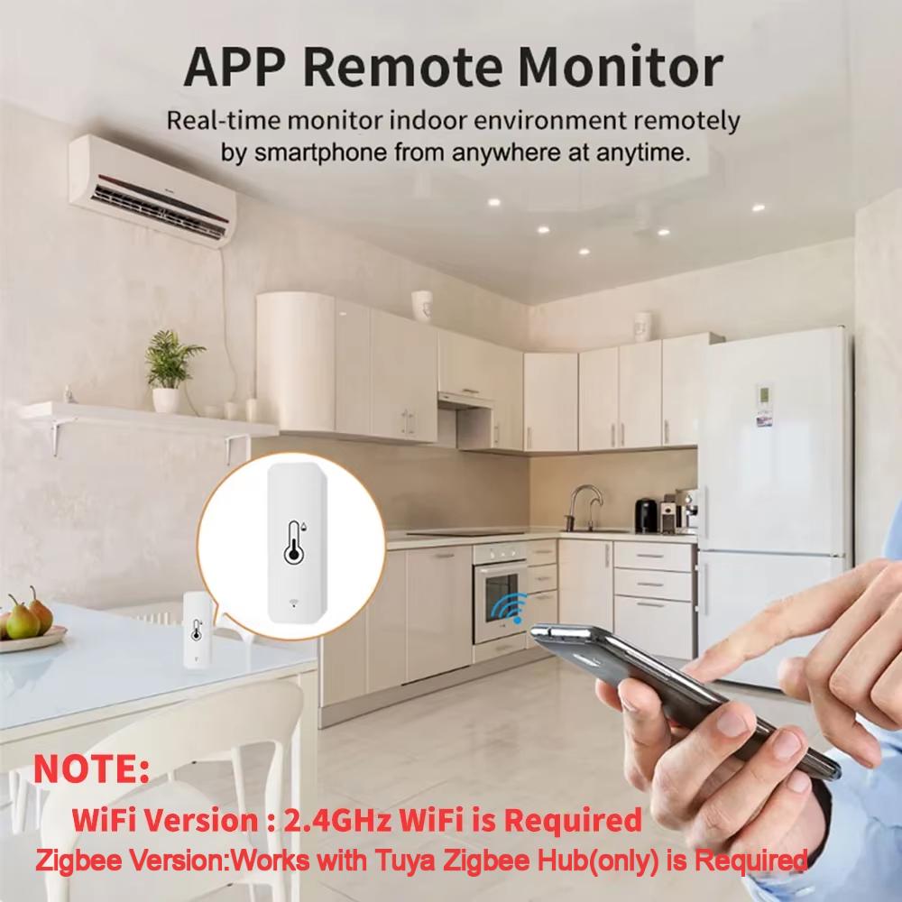 Zigbee対応の温度・湿度センサー。Tuya Smart  - Digital Hygrometer Probe のレビューと価格