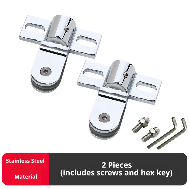 亜鉛合金ステンレス鋼浴室ガラスドアクリップ回転ドアシャフトヒ - Glass Door Hinge のレビューと価格
