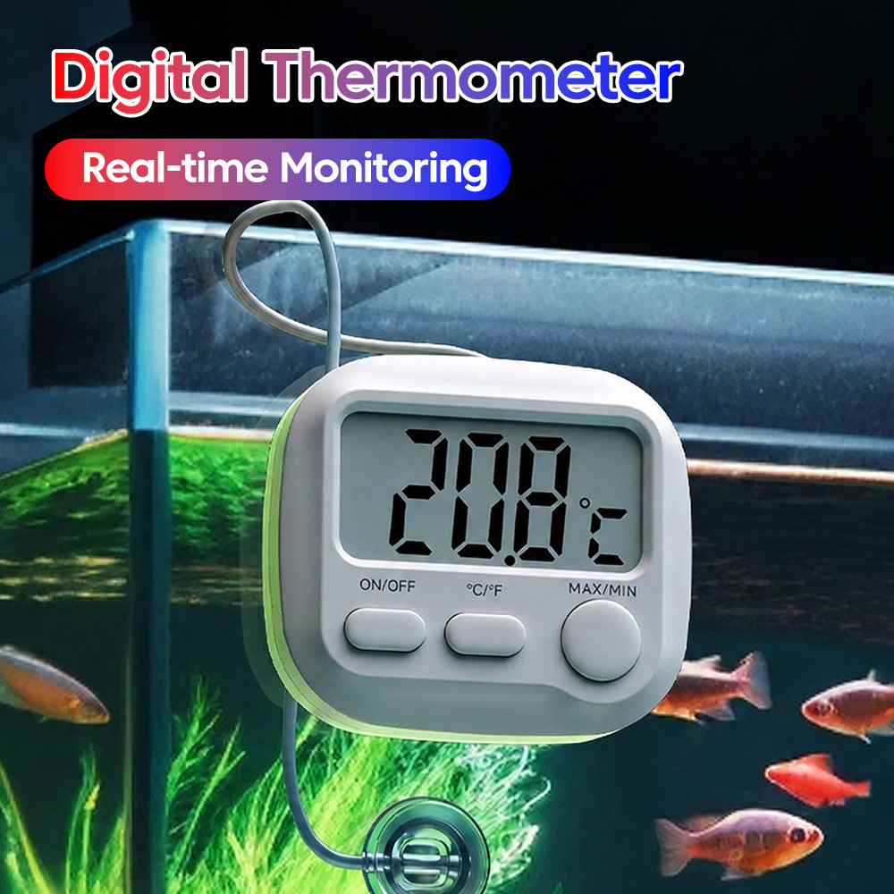 小型液晶デジタル温度計、水槽用湿度計、プローブ、孵化器、水族 - Digital Hygrometer Probe のレビューと価格