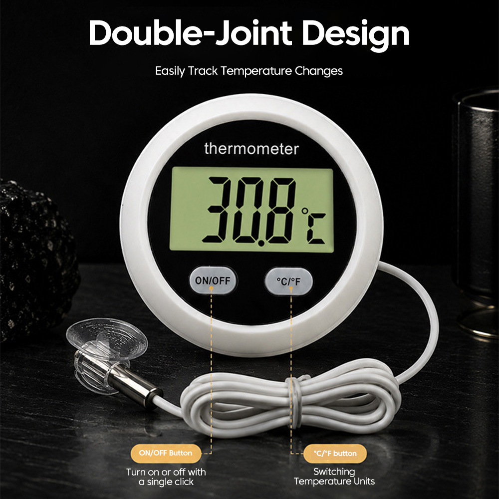 小型液晶デジタル温度計、水槽用湿度計、プローブ、孵化器、水族 - Digital Hygrometer Probe のレビューと価格