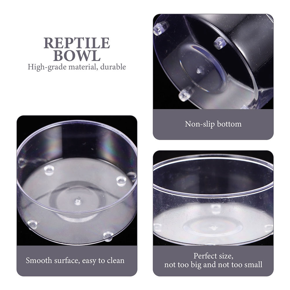 10個入り アクリル製爬虫類用食器・水飲み器。トカゲ、カメ、 - Water Dish Reptile のレビューと価格