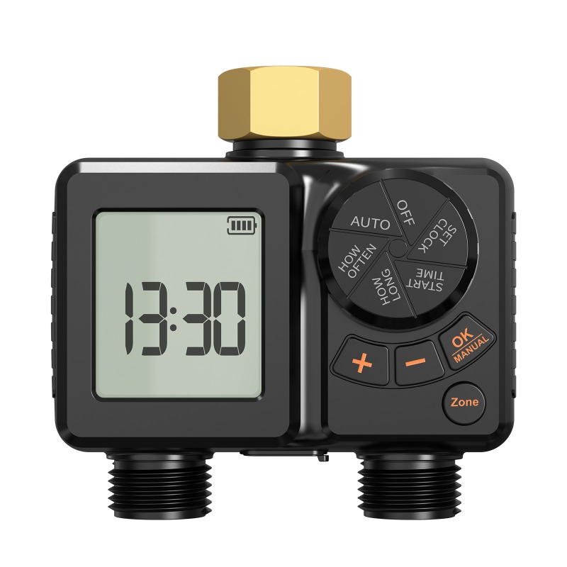 USB 5V電源式デュアルアウトレット自動ガーデンウォーター - Timer Dual Outlet のレビューと価格